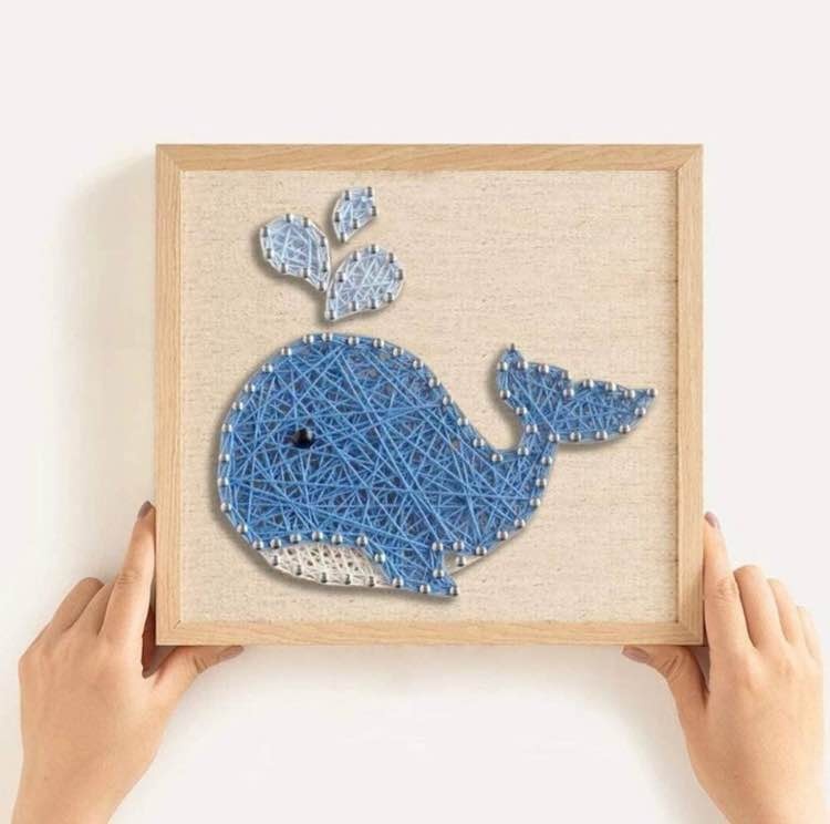 RM Studio DIY Whale String Art Kit with Accessories and Frame - photo 3