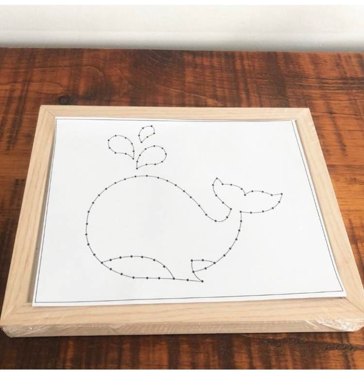 RM Studio DIY Whale String Art Kit with Accessories and Frame - photo 5