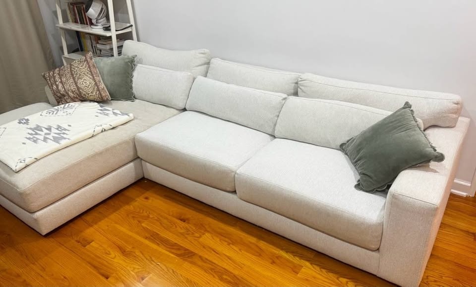 Crate & Barrel 2-Piece Sectional Sofa
