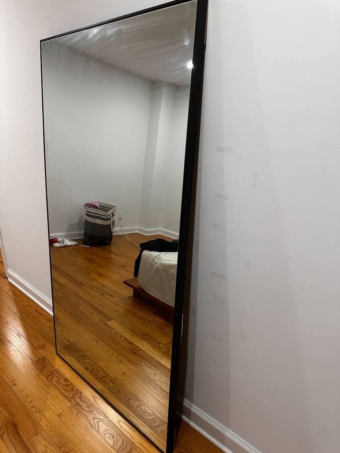 Full Length Mirror Black Frame - photo 2