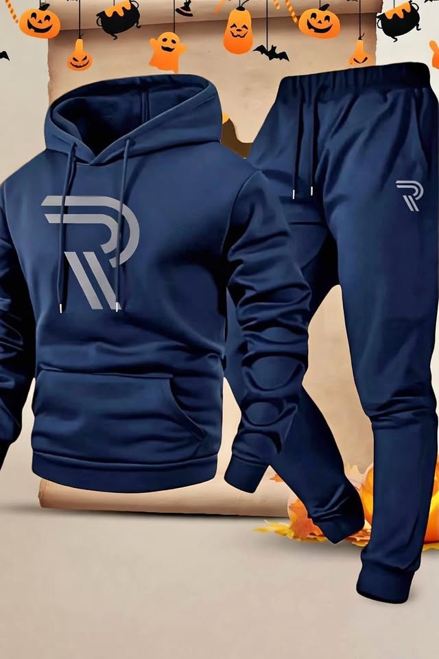 Men's Spring/Autumn 2pc Sports Tracksuit Set