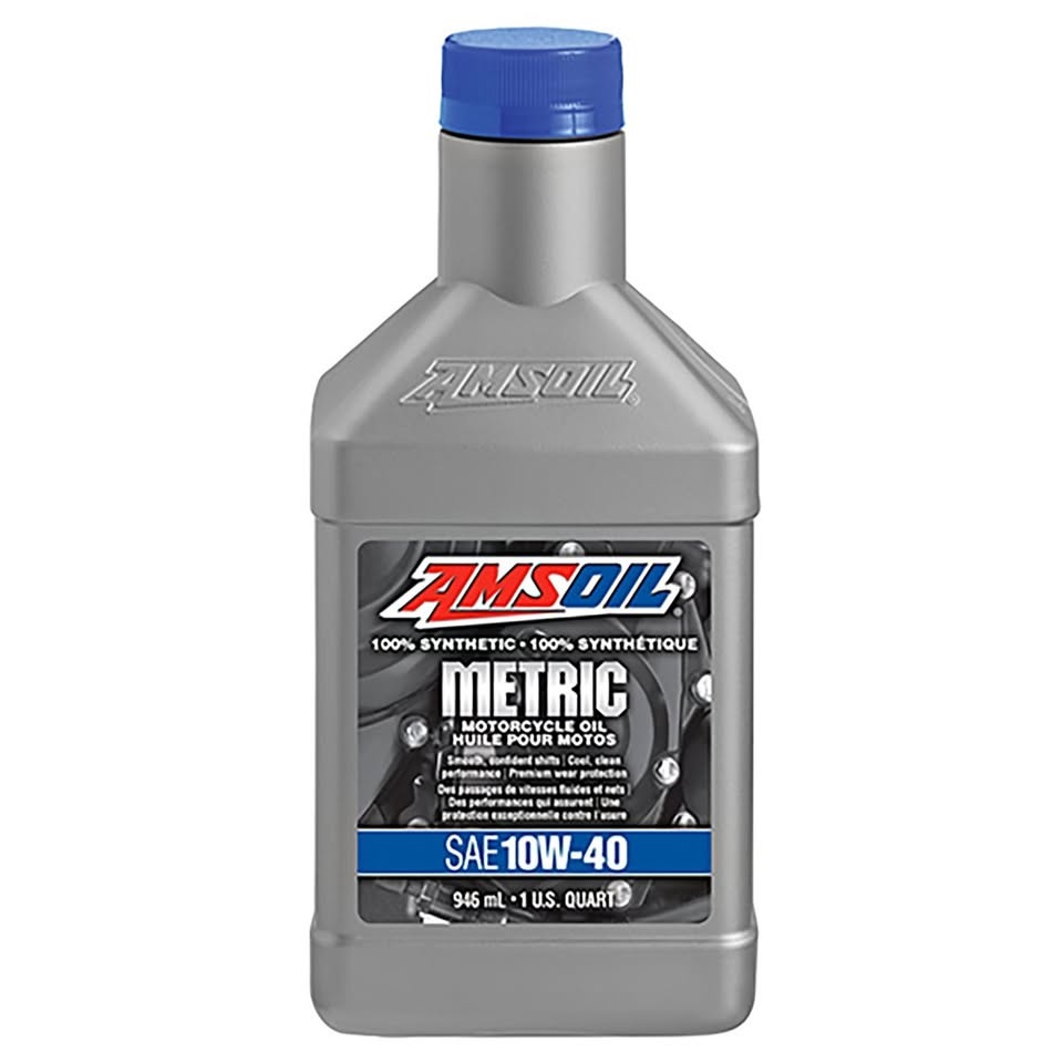 AMSOIL 10W-40 100% Synthetic Motorcycle Oil