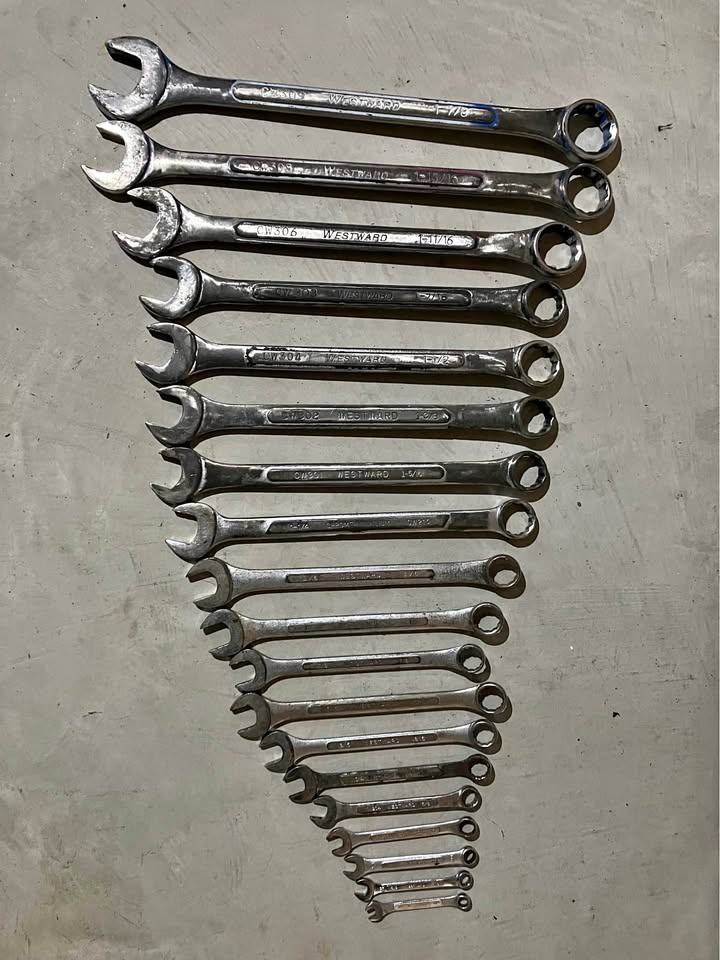 3/8” - 1 7/8” WESTWARD WRENCHES