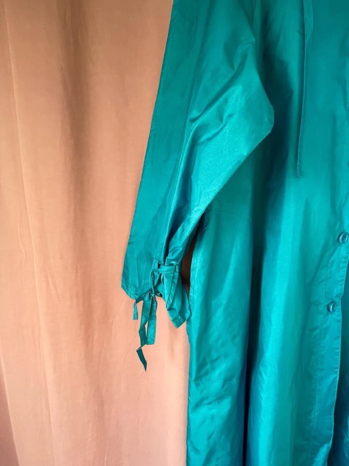 Teal Light Raincoat - photo 2