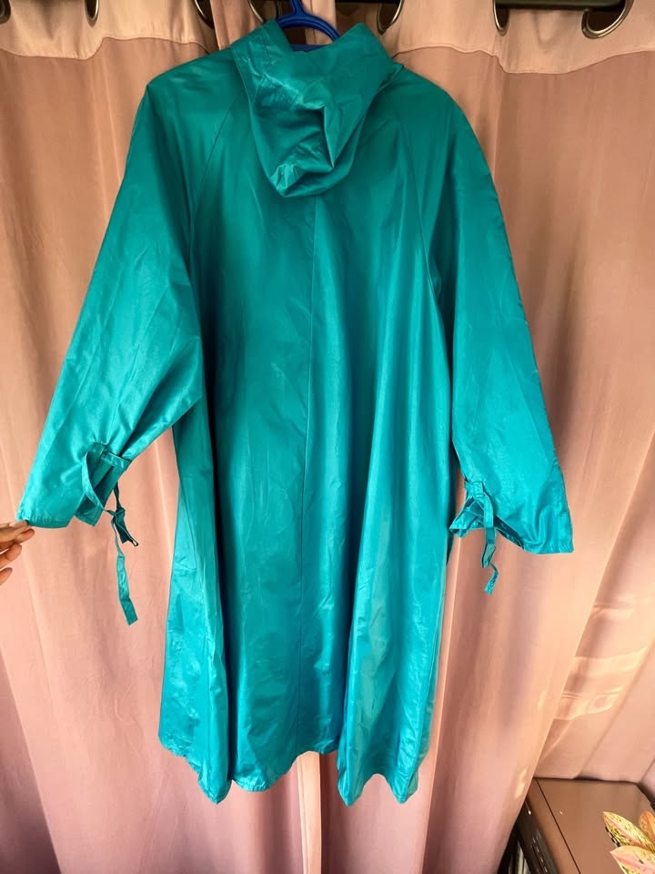 Teal Light Raincoat - photo 3