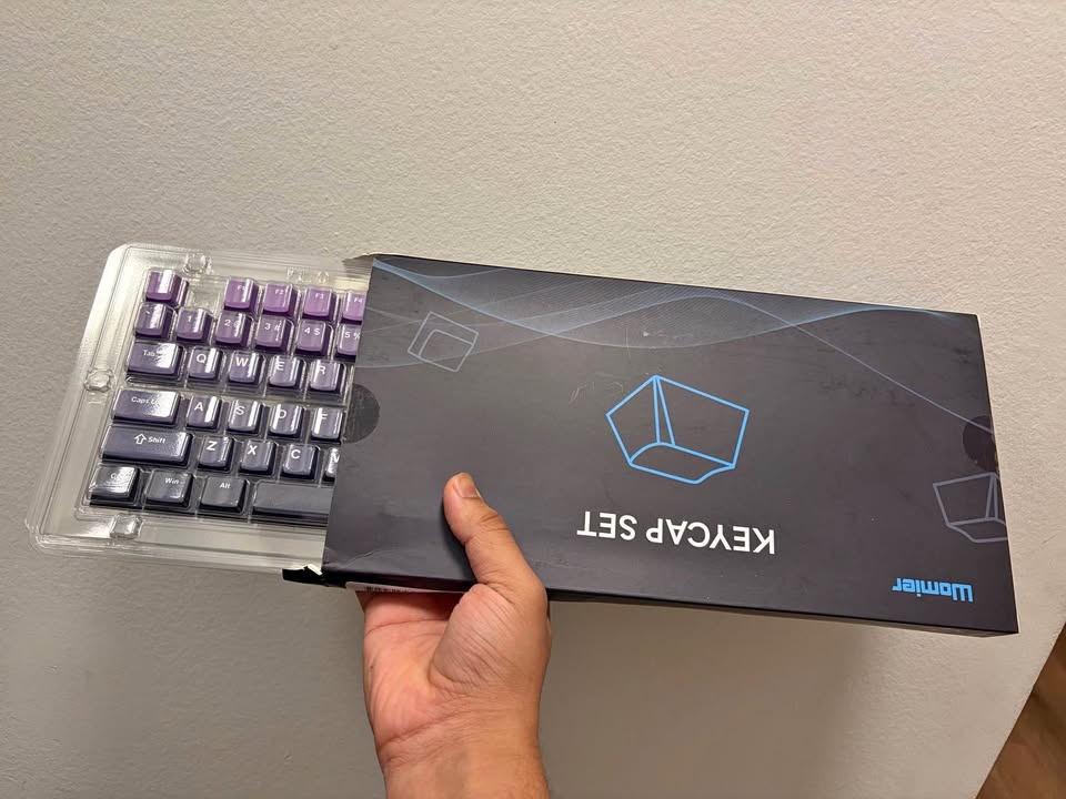 New Womier gradient keycaps
