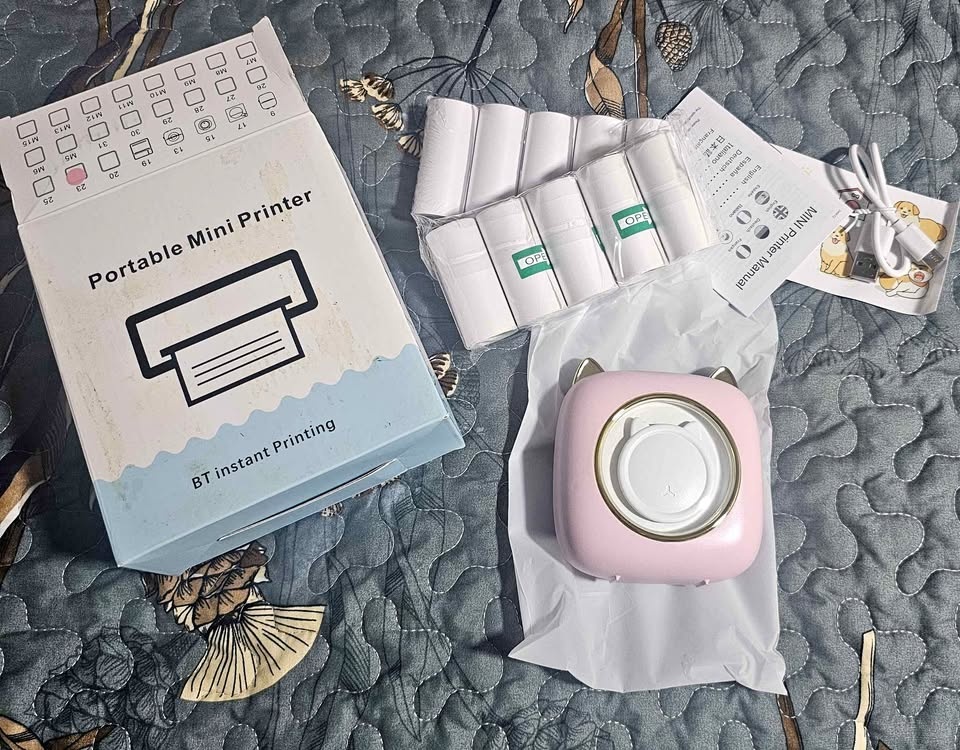 Inkless Mini Portable Printer