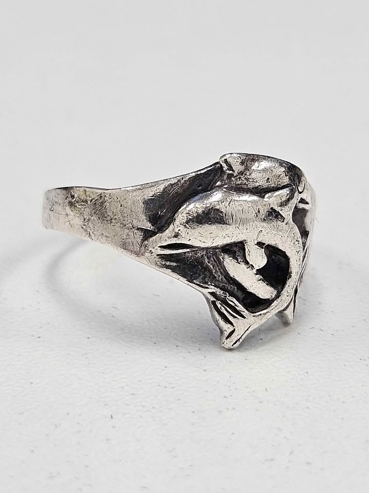 Sterling Silver Dolphin Ring - photo 2