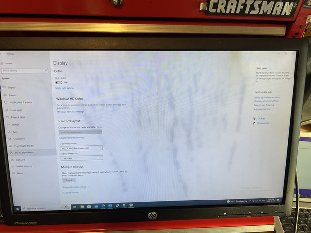 2x 22" Monitors - Some Spots - photo 2