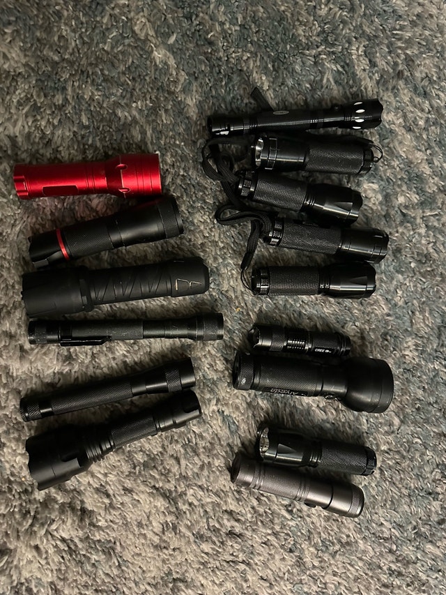 Flashlights $10-15 each