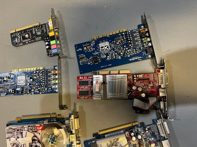 Older video cards, sound cards etc $15 ea - photo 4