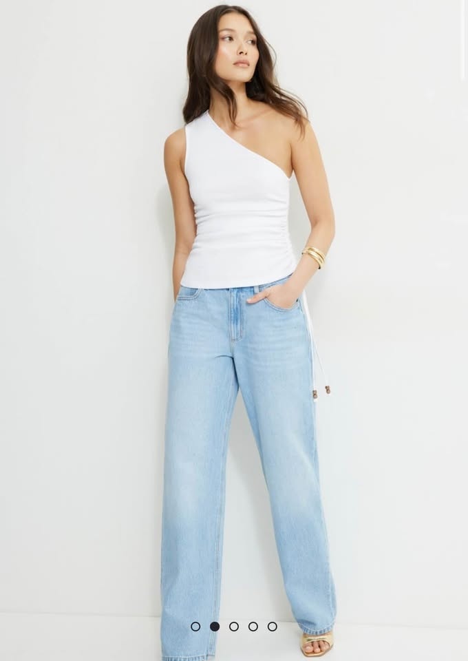 Brand New Dynamite One Shoulder Top Size Small - photo 3