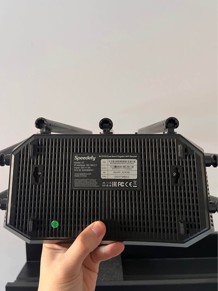 Speedefy K7 AC2100 Dual Band Gigabit WiFi Router - photo 3