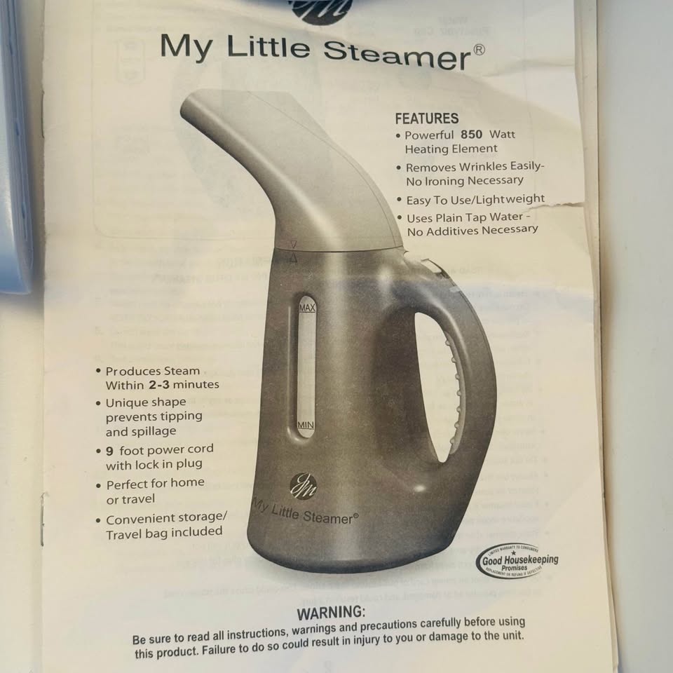 Light Blue Handheld Garment Steamer - photo 5