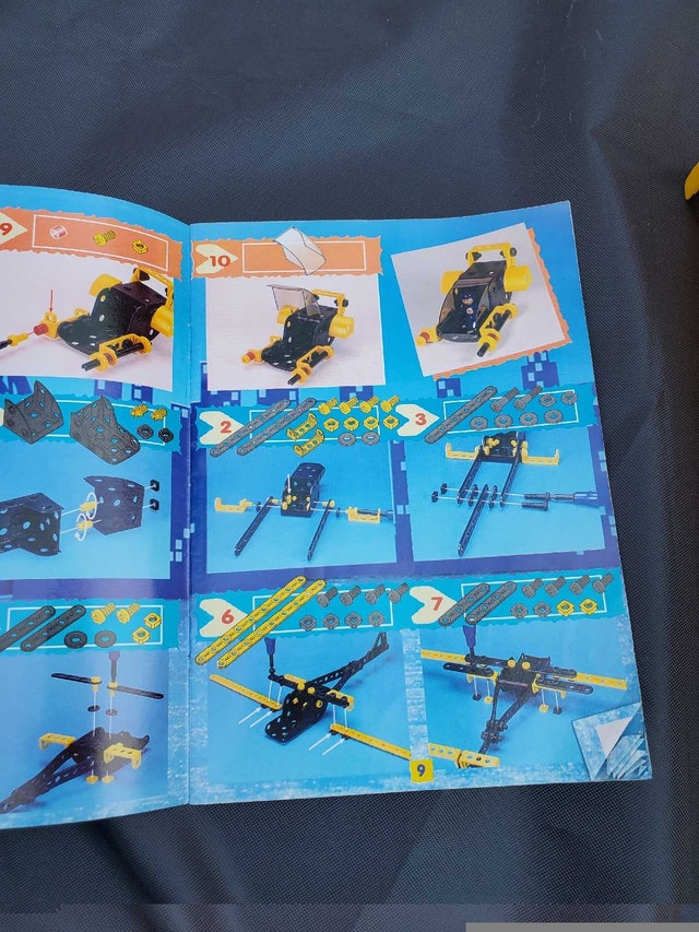 1990's Meccano Junior Set #5850 Seaplane Kit - photo 5