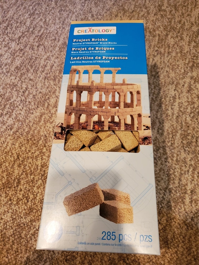 270 Styrofoam Building Project Bricks