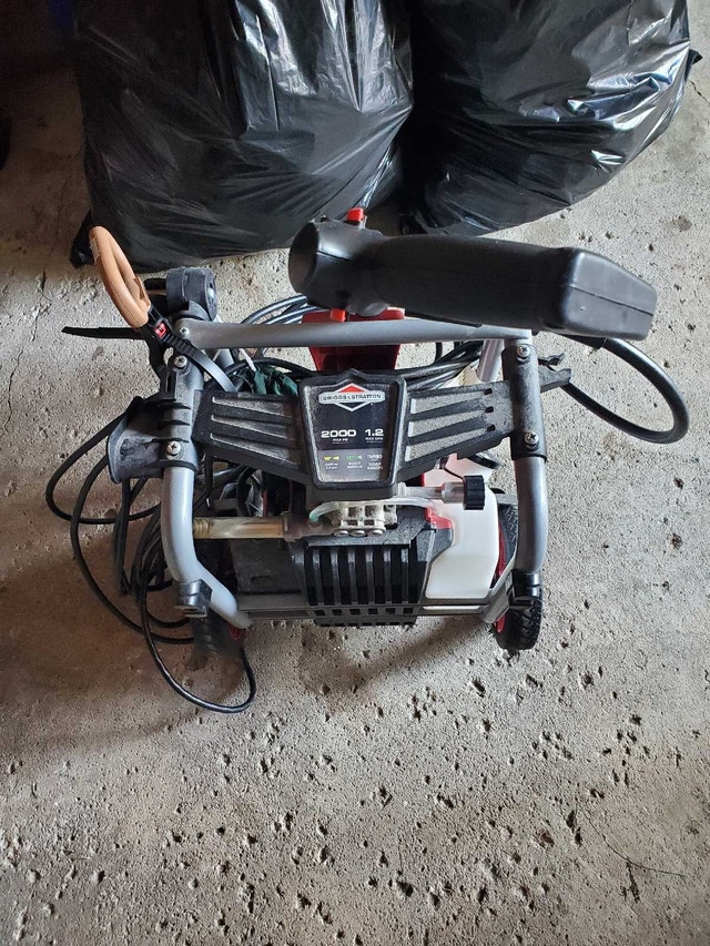Wheeled Corded Electric Power Washer w/ Soaper 2000 Max PSI