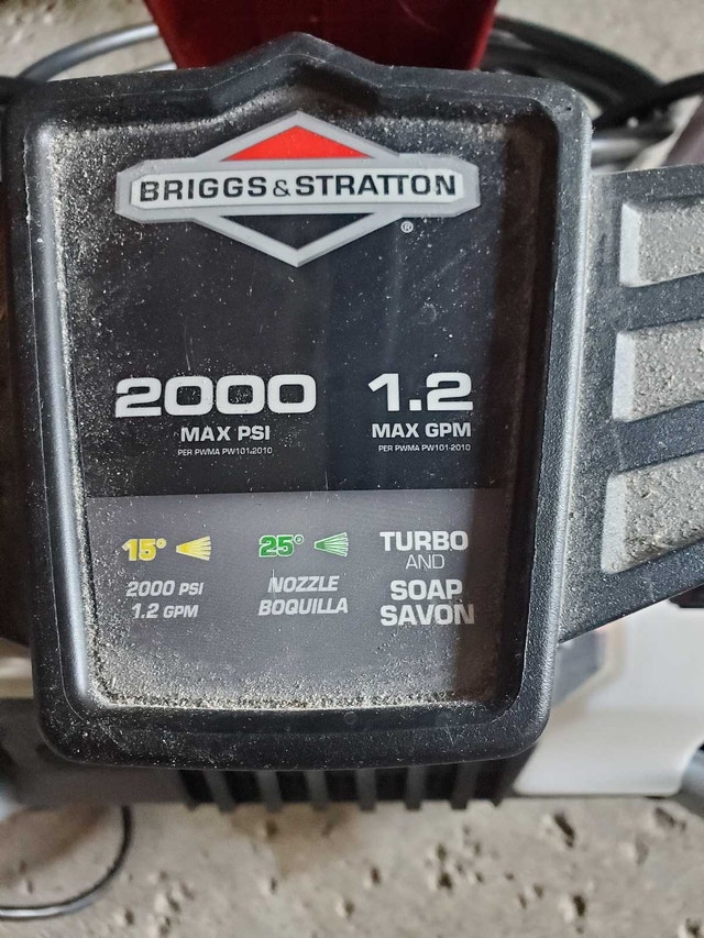 Wheeled Corded Electric Power Washer w/ Soaper 2000 Max PSI - photo 2