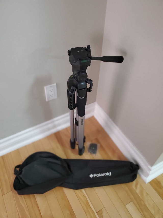 Camera Tripod w/ 2 Quick Release Pads, 27"-59" Height