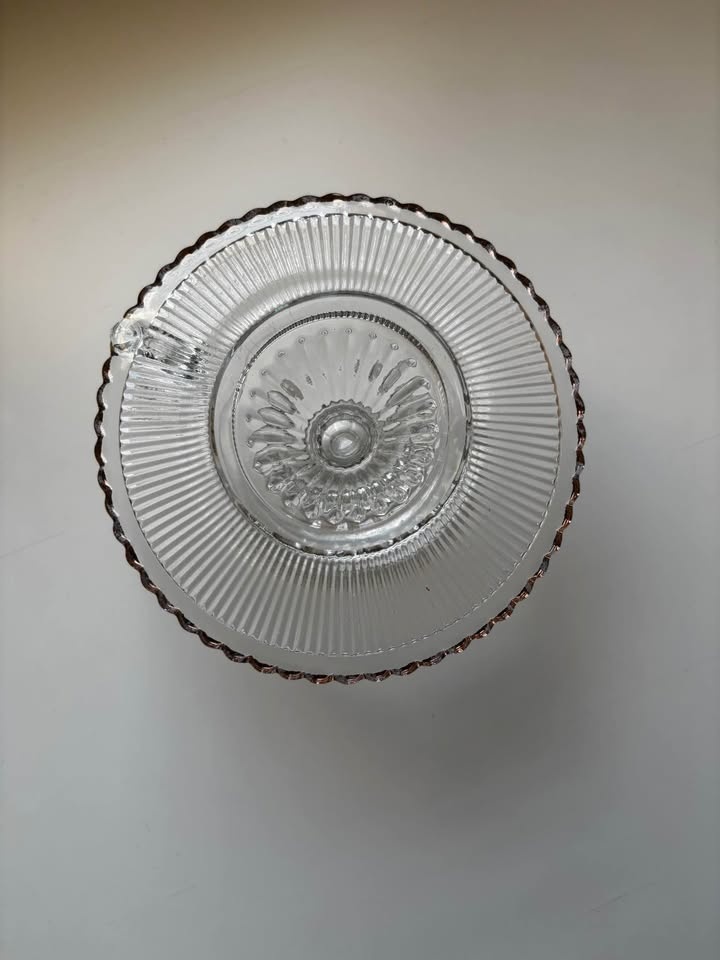 Vintage Indiana Glass Chamber Candlestick Holder - photo 4
