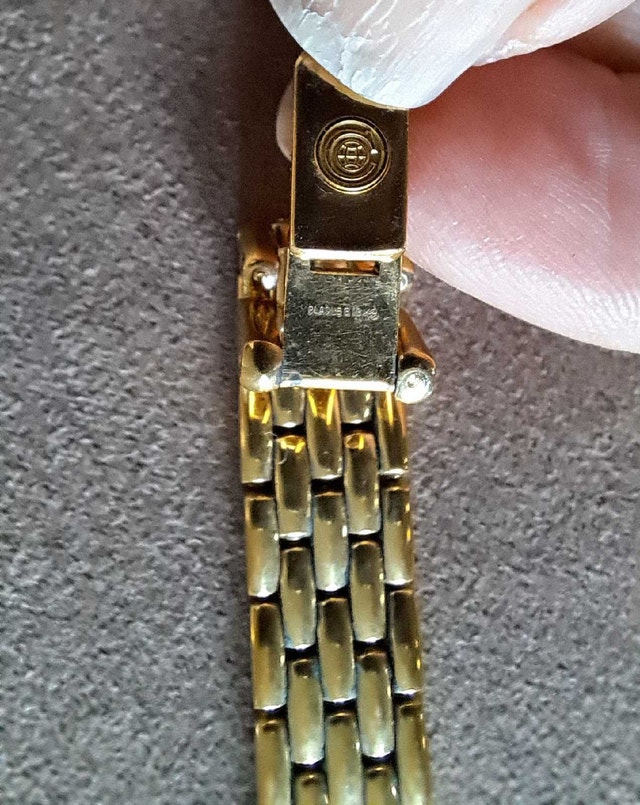 Vintage Cyma 18k Gold Plated Ladies Quartz Watch - photo 4