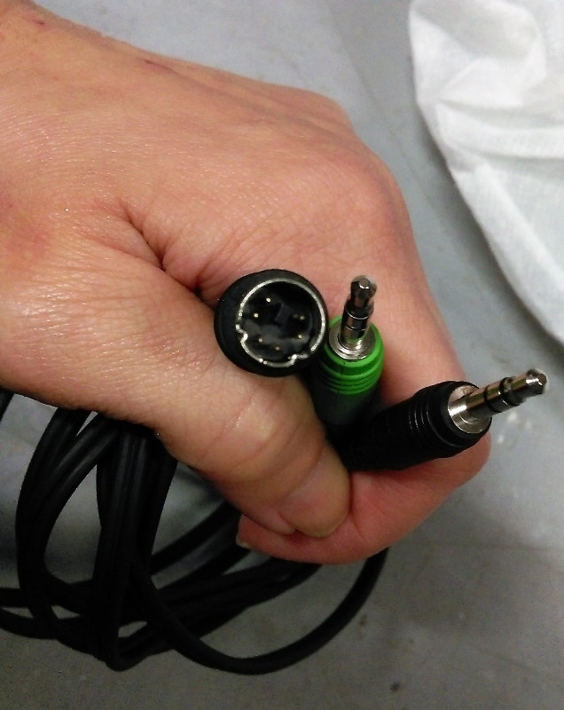 Coaxial & Ethernet Cable, PS/2 to 3.5mm, VGA