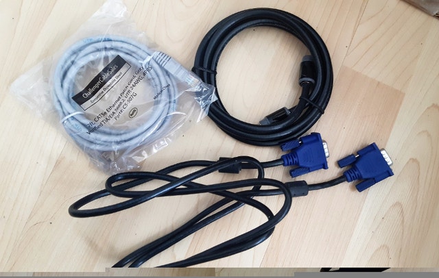 Coaxial & Ethernet Cable, PS/2 to 3.5mm, VGA - photo 2