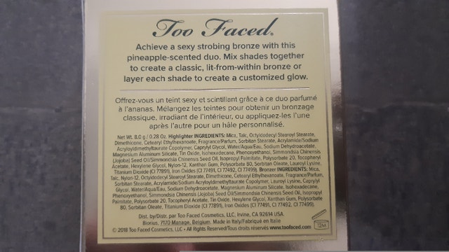 Brand New Too Faced Tutti Frutti Bronzer Highlighting Duo - photo 2