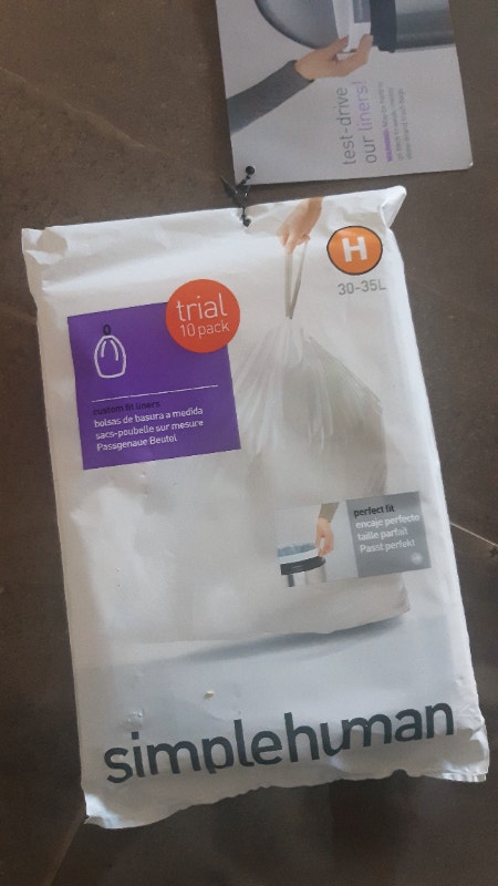 simplehuman H garbage bag