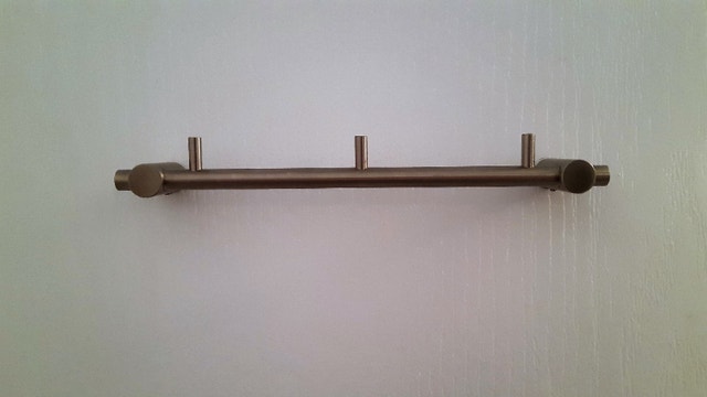 Brushed Nickel Multiple Hook by Inda