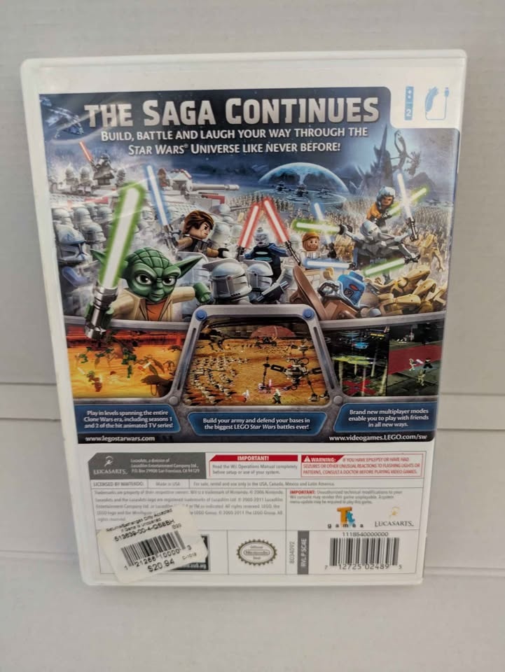 Lego Star Wars III The Clone Wars Nintendo Wii - photo 3