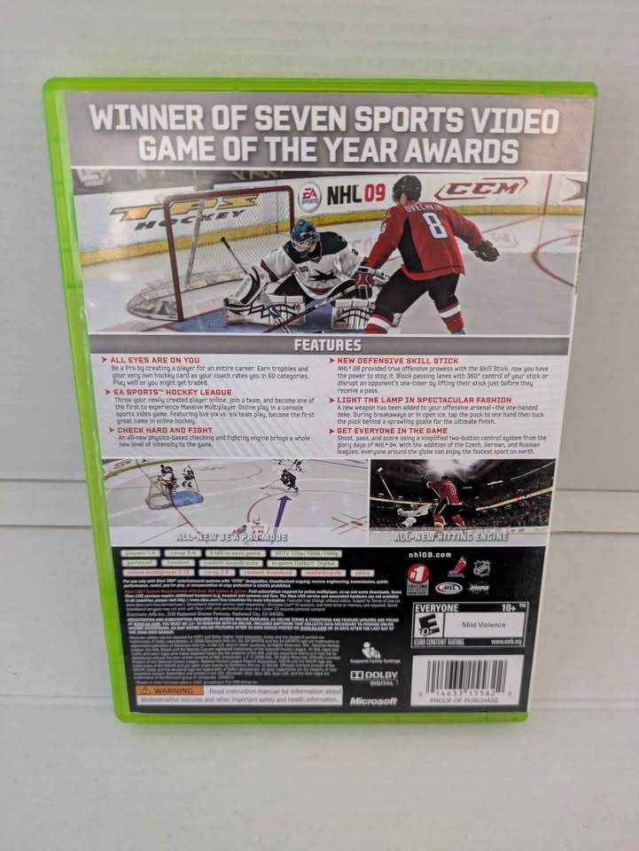 EA Sports NHL 09 Xbox 360 - photo 2