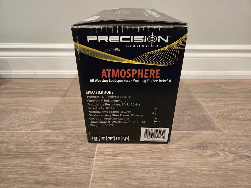LIKE NEW! Precision Acoustics Outdoor Speakers – Never Mounted! - photo 2