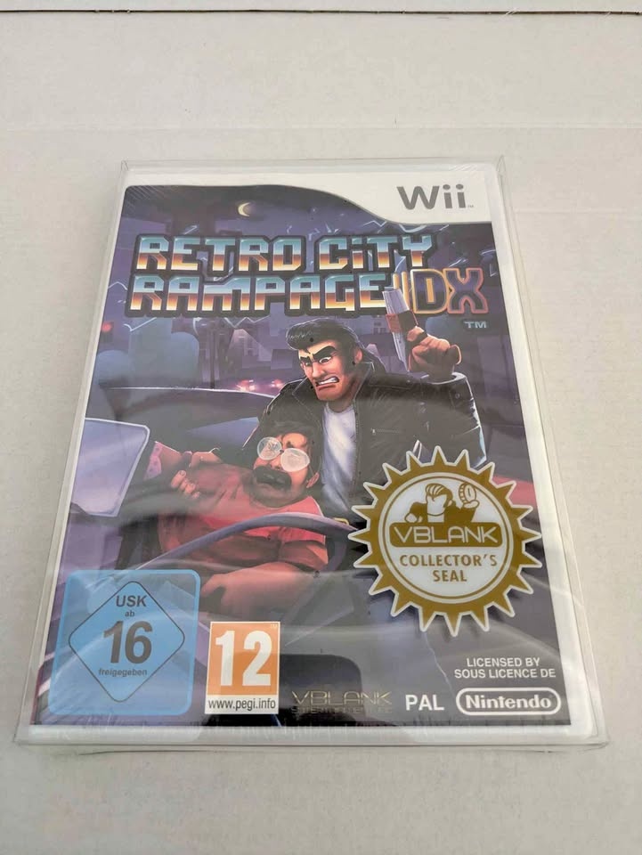 Retro City Rampage DX Nintendo Wii VBlank PAL