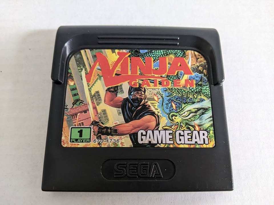 Sega Game Gear Ninja Gaiden Cartridge