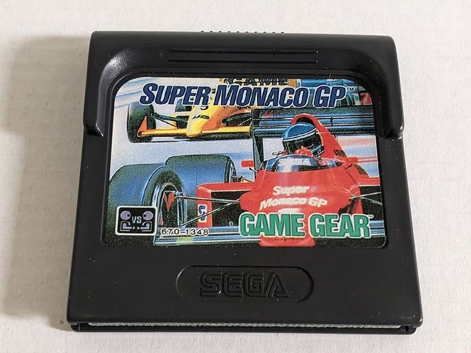 Sega Game Gear Super Monaco GP Cartridge