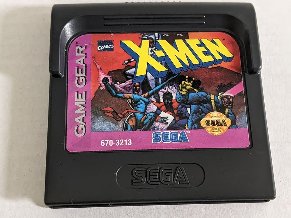 Sega Game Gear X-Men Cartridge