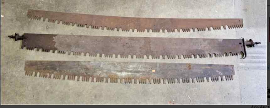 Antique Two-Person Crosscut Saw Blades - All for $200