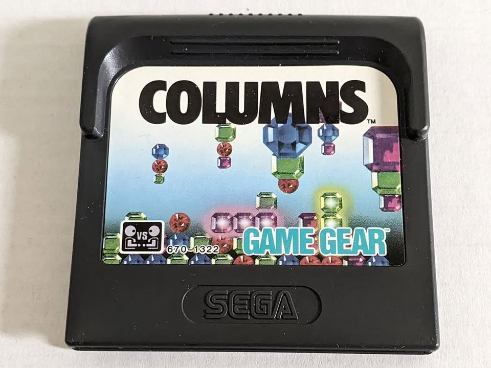 Sega Game Gear Columns Cartridge