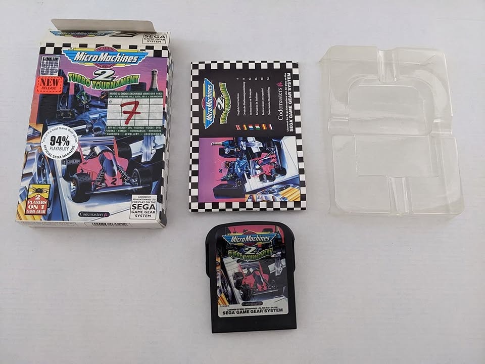 Sega Game Gear Micro Machines Turbo Tournament 2 CIB - photo 4