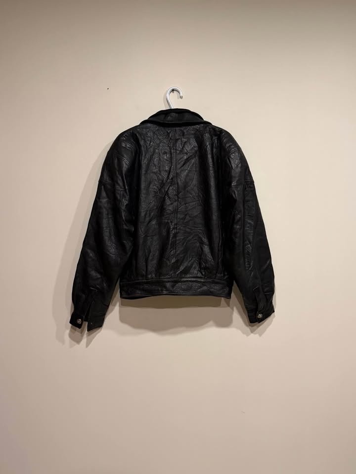 Vintage heavyweight leather jacket - photo 4