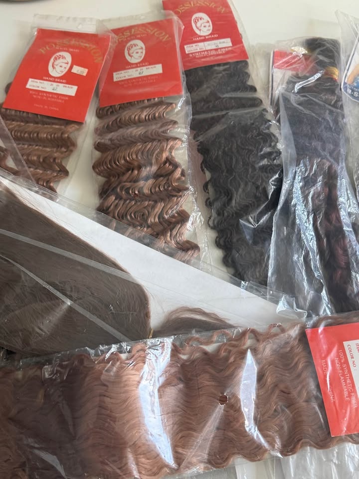 Huge Braiding Hair & Bead Bundle – $65 Take All! 💁🏾‍♀️✨ - photo 3