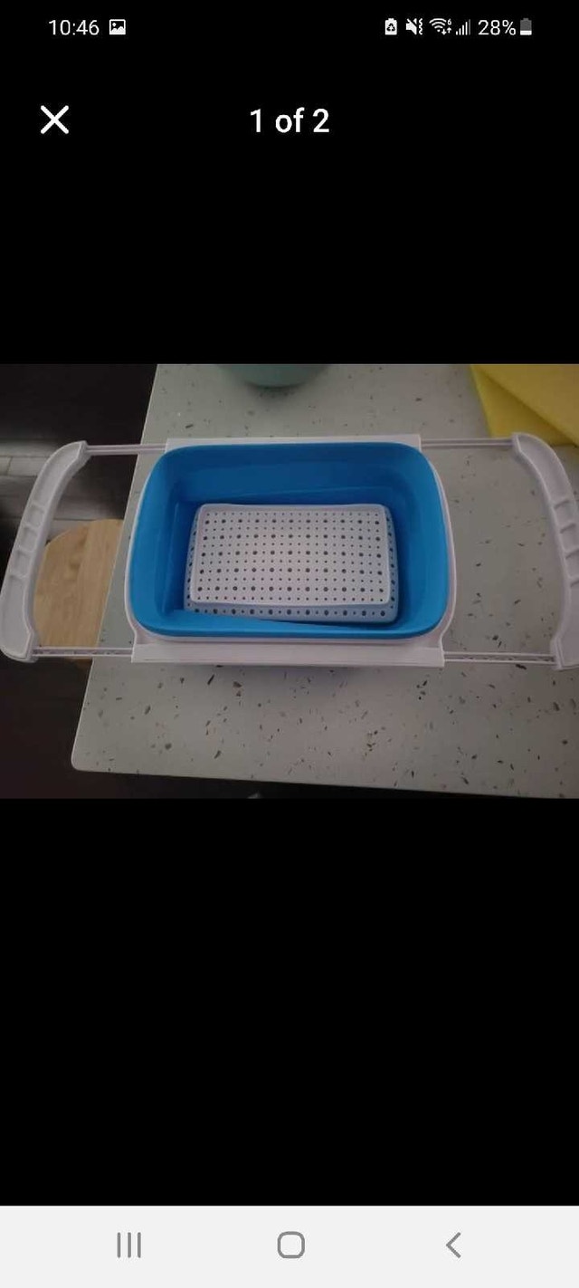 Collapse Over the Sink Extension Strainer