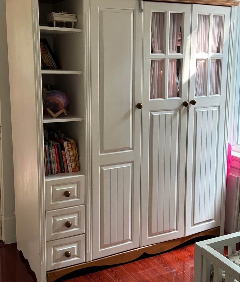 Premium Wood Wardrobe – Non-Toxic! (Perfect for Kids’ Room 🌿) - photo 2