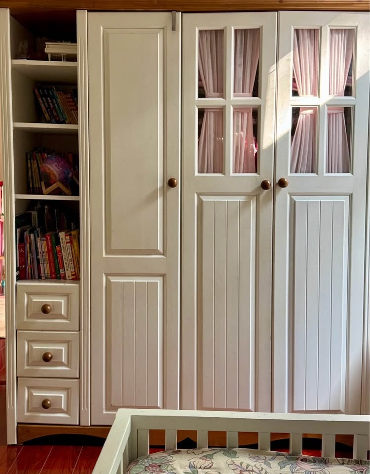 Premium Wood Wardrobe – Non-Toxic! (Perfect for Kids’ Room 🌿) - photo 4