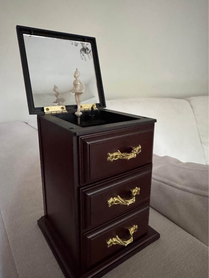 Wooden Music Box Cabinet – Plays “Love Story” - photo 3