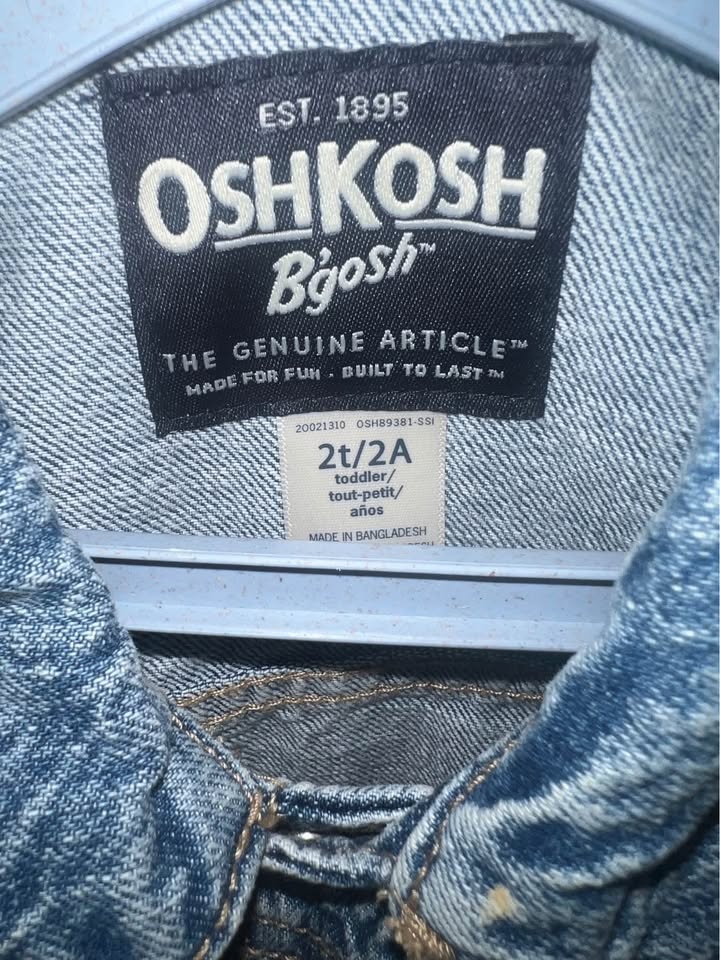 Oshkosh Toddler Denim Jacket - photo 3