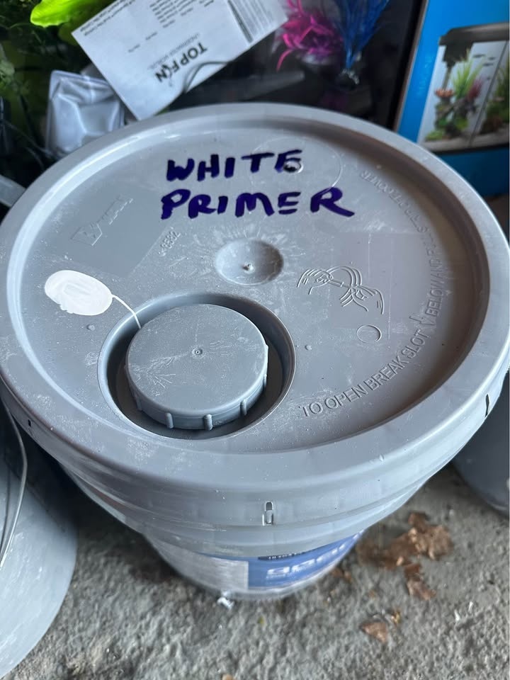New Full Pail Latex WHITE Primer Paint - photo 2