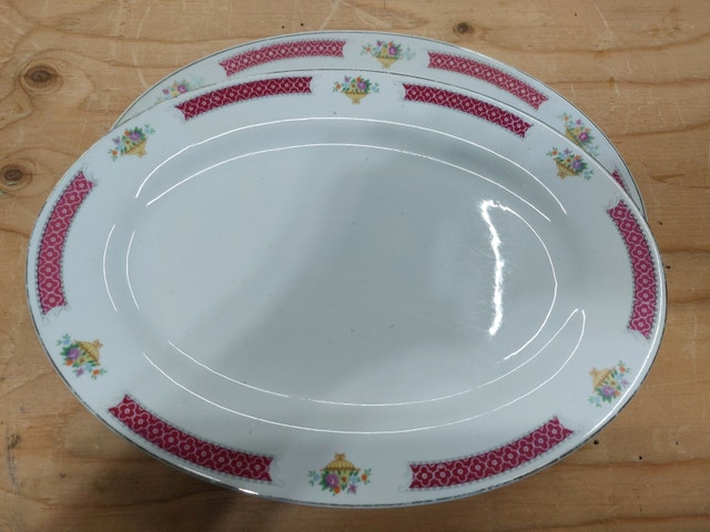 Oval Serving Plates