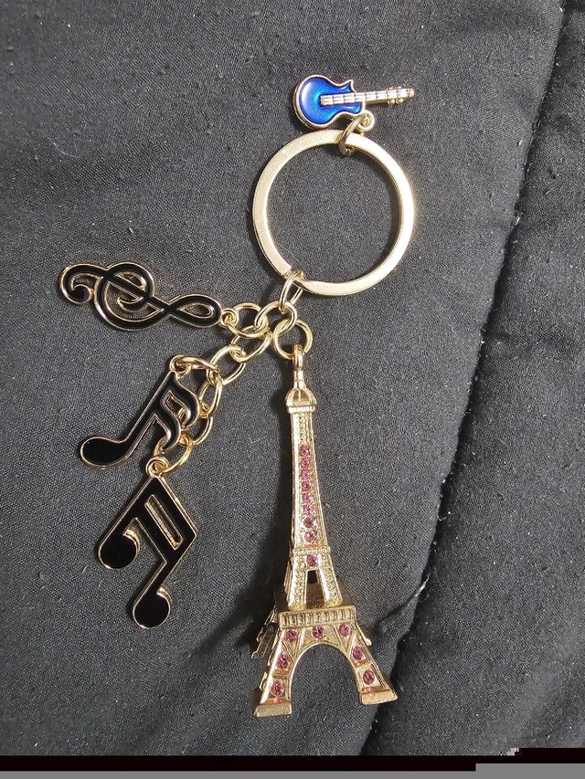 Paris Eiffel Tower Keychain